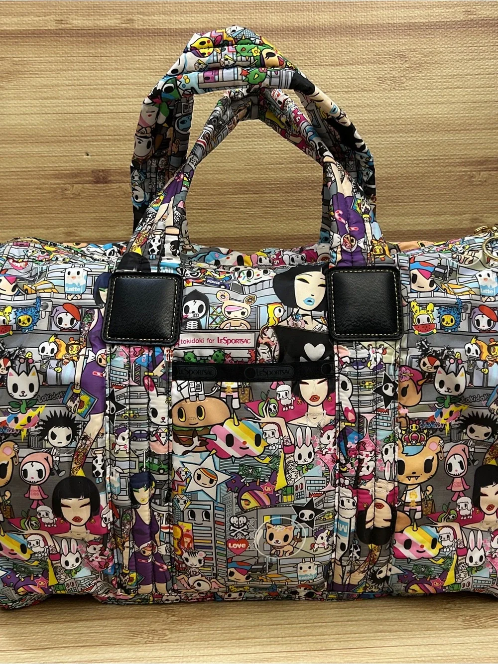 tokidoki for LeSportsac Tutti Rondinella Buon Viaggio Weekender Duffle Bag